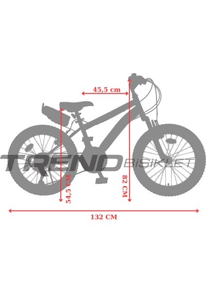 Everest Cross 20 Jant Amortisörlü Bisiklet, 21 Vites Çocuk Bisikleti, Cnc Alüminyum Jant, Boy 115-135 cm