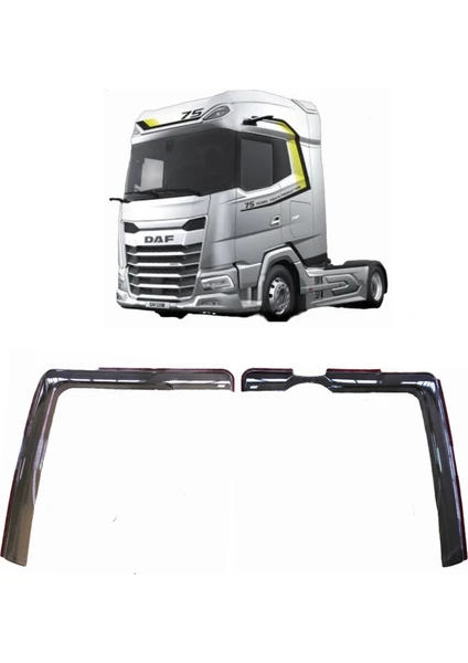 Daf Xg-Daf Xg Plus-Daf Xg Plus + 2024>SONRASI şeffaf renk Cam Rüzgarlığı