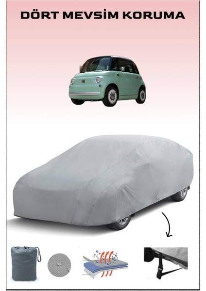 Fiat Topolino ile Uyumlu Oto Branda, Araba Brandası, Su ve Güneş Geçirmez Araba Çadırı