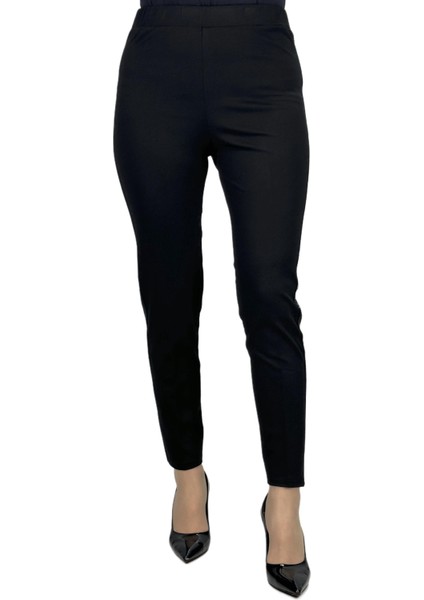 Dar Paça Taşlı Pantolon Siyah OTW3086