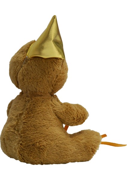 Kurdeleli ve Kutlama Şapkalı Peluş Ayı 23 cm 78154 fiyatları