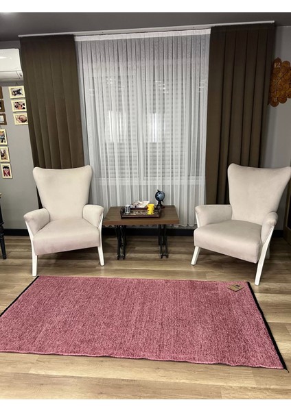 Liv 532 Pembe Dekoratif Yıkanabilir Kilim