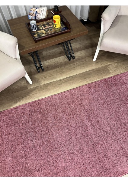 Liv 532 Pembe Dekoratif Yıkanabilir Kilim