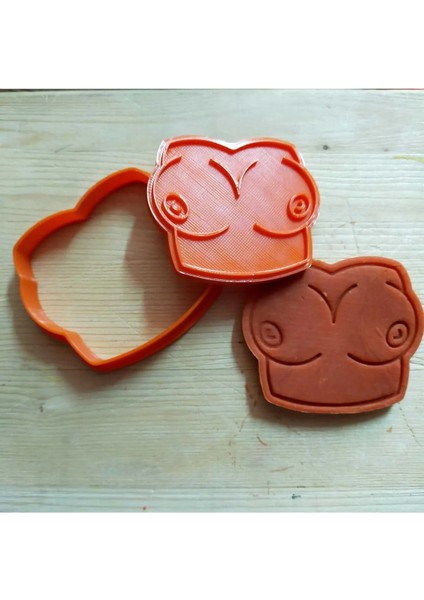 Kurabiye Kalıbı -Boobs - görseldeki renk temsilidir. modelleri