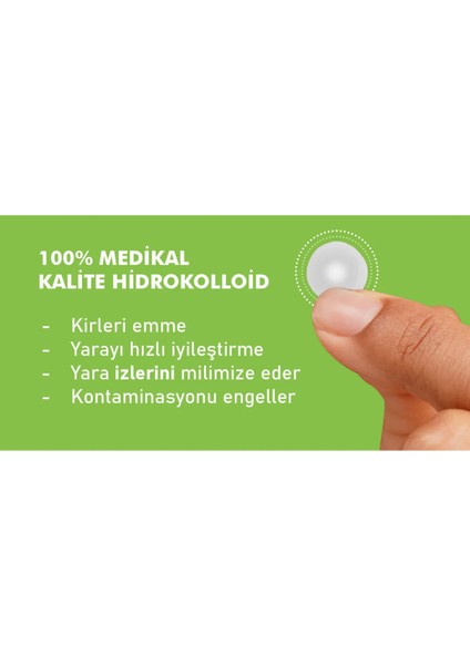 2'li Ince ve Şeffaf Suya Dayanıklı %700 Emme Kapasiteli Kore Üretimi Akne ve Sivilcee Bandı 96'lı