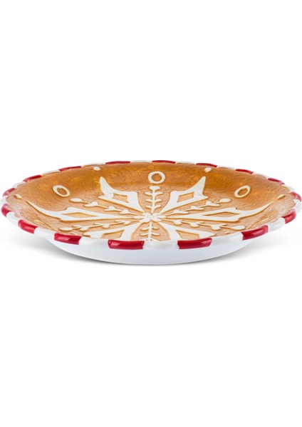 New Year Yılbaşı Gingerbread Çukur Tabağı 25 cm fiyatları