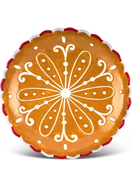 New Year Yılbaşı Gingerbread Servis Tabağı 30 cm