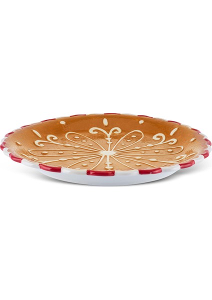 New Year Yılbaşı Gingerbread Servis Tabağı 30 cm
