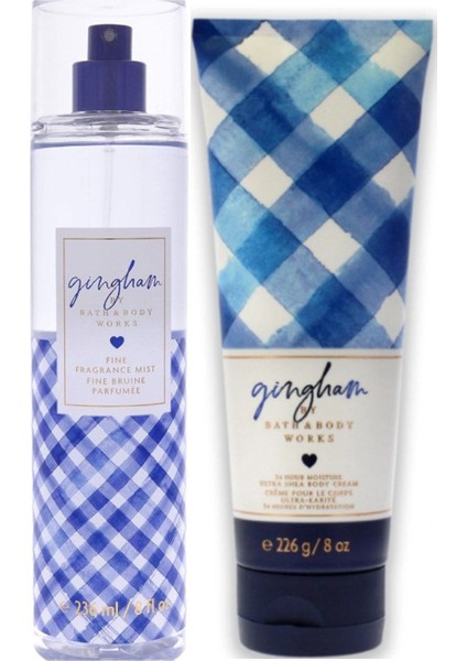 Gingham Vücut Losyonu ve Spreyi 2'li Set
