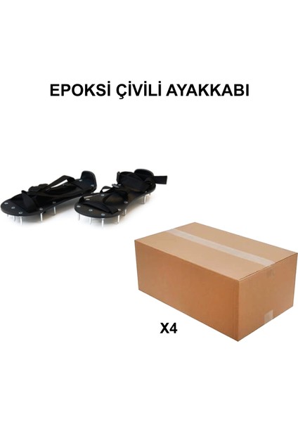Ege ArgeToptan Epoksi Çivili Ayakkabı - 4 Adet 010444
