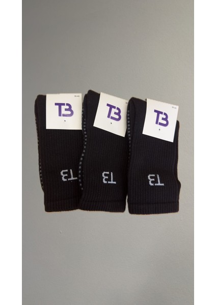 Kaydırmaz Tabanlı 3lü Paket Çorap (Yoga/pilates/spor/günlük)