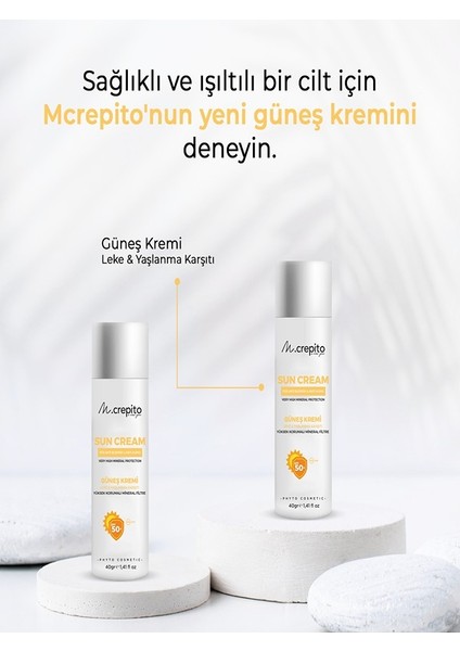 Yeni Nesil Mineral Filtre Güneş Kremi 40 gr