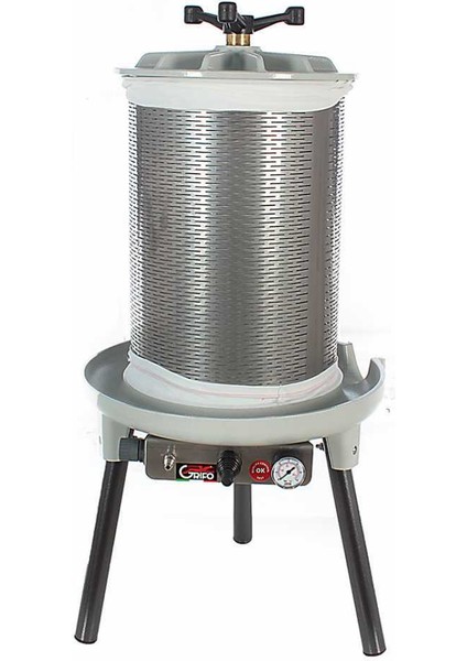 PEA20 Pnömatik Balonlu Meyve Presi 20 Litre Paslanmaz Çelik Tank