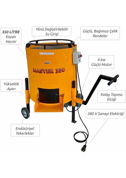Master 350 Ceviz Soyma Makinası