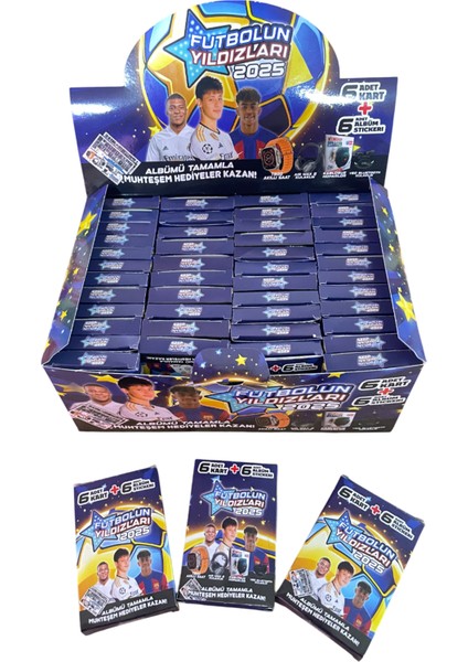 Futbolun Yıldızları 2025 Albümü Tamamla Muhteşem Hediyeleri Kazan Güncel Transferler 48 Mini Kutu modelleri