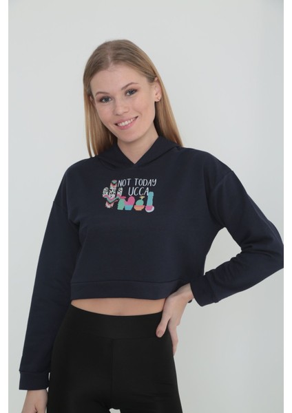 Yeni Seri Renkli Baskılı Kapüşonlu Sweat-1
