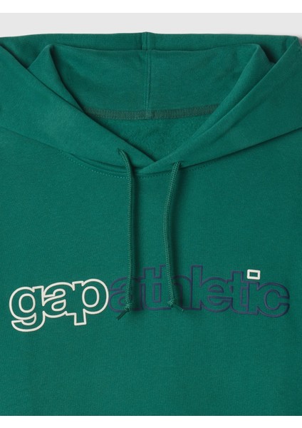 Erkek Yeşil Gap Logo Vintage Soft Fleece Sweatshirt