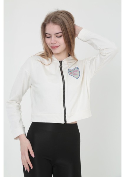 Good Thinks Renkli Baskılı Kapüşonlu Sweat-9