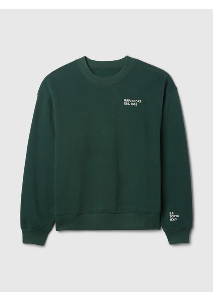 Erkek Yeşil Gap Logo Vintage Soft Fleece Sweatshirt fiyatları