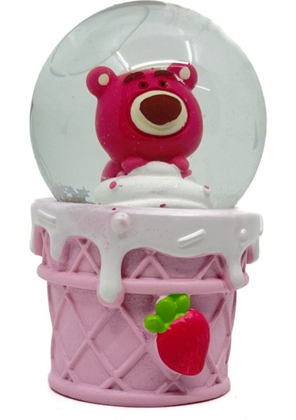 Işıklı Kar Küresi Pembe Ayıcık 7 cm fiyatları