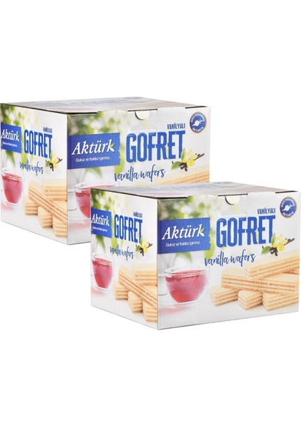 Gofret Vanilyalı 800 gr x 2 Kutu