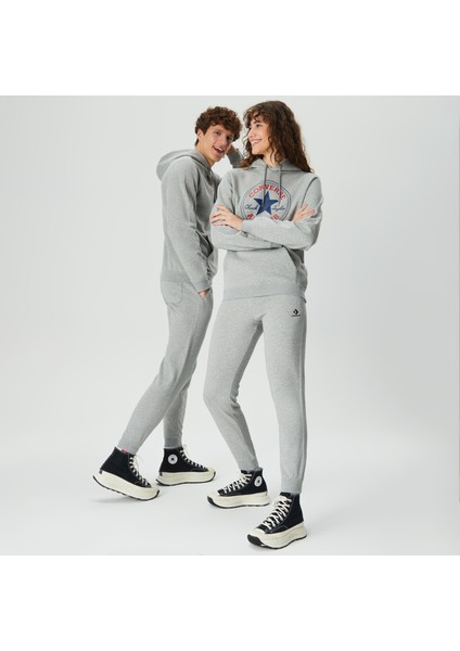 Go-To Embroidered Star Chevron Unisex Gri Eşofman Altı