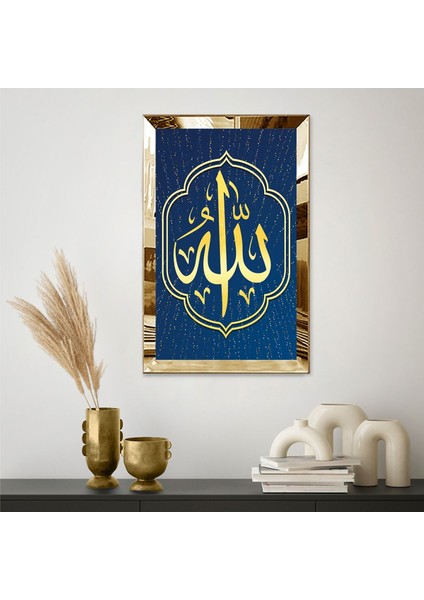 Gold Aynalı Pleksi Çerçeveli Allah Lafzı Tablo fiyatları