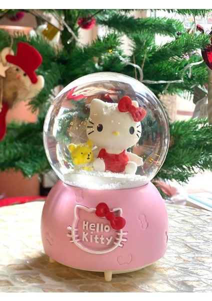 Hello Kitty Ayıcık Kar Küresi 15 cm