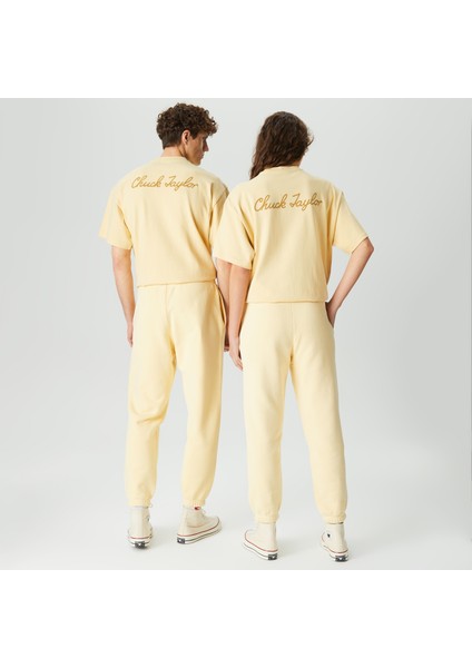 Go-To Chuck 70 Loose Fit Unisex Krem Eşofman Altı