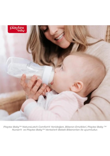 Baby™ Naturalatch Comfort® Yenidoğan, Biberon Emzikleri, 0+ Ay, Yavaş Akış, Doğal Tepkili, 2 Adet fırsatları