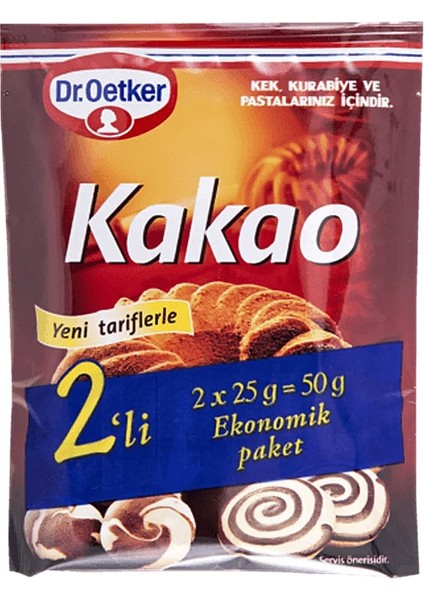 Dr.oetker Kakao 2X25 gr x 4 Adet