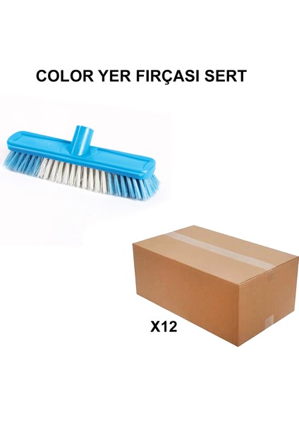 Ege ArgeToptan Color Yer Fırçası Sert - 12 Adet 001336