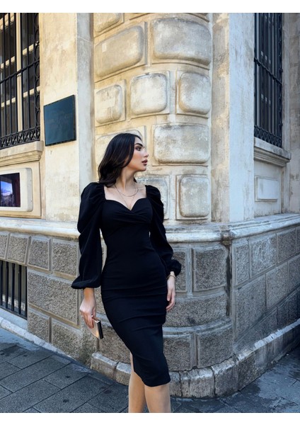 Mira Kalp Yaka Kalem Elbise 581915 modelleri