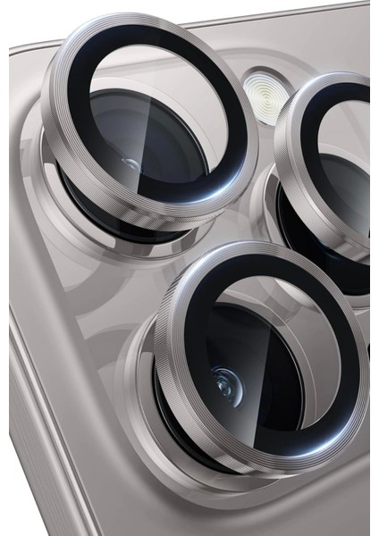 Apple iPhone 16 Pro Max Redclick CL-12 Premium Safir Parmak İzi Bırakmayan Anti-Reflective Kamera Lens Koruyucu