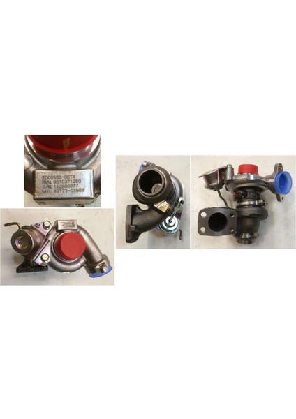 Turbo Komple P206-P207-P307-PARTNER-BERLINGO-C3-C4-SCUDU-FOCUS-C-MAX- 1.6 Hdi 90 Ps 13