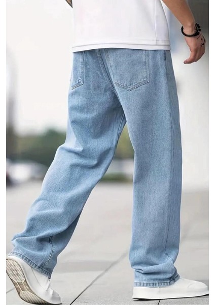 Reax Seul Erkek Baggy Bol Kesim Kot Pantolon