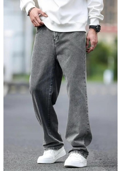 Reax Seul Erkek Baggy Bol Kesim Kot Pantolon
