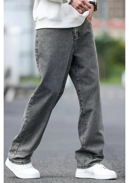 Reax Seul Erkek Baggy Bol Kesim Kot Pantolon