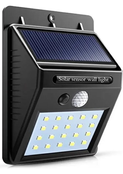 4'lü Set Güneş Enerjili Bahçe Lambası 20 LED Bahçe Aplik Bahçe Lambası Bahçe Aydınlatma Solar Lamba