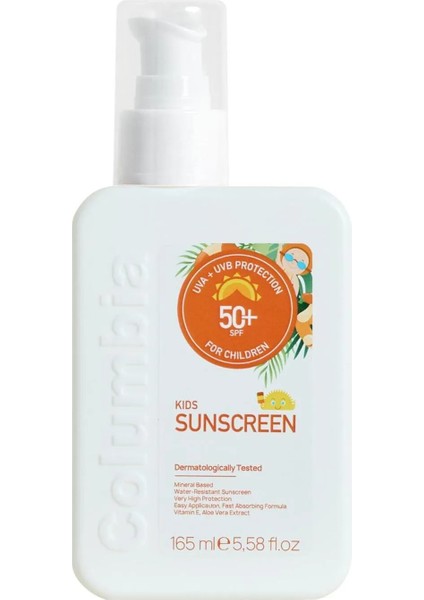 Columbia Çok Yüksek Koruma 50 Spf Çocuk Güneş Kremi 165 ml