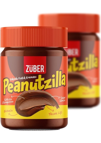 Peanutzilla Kakaolu Fıstık Kreması x 2 Adet