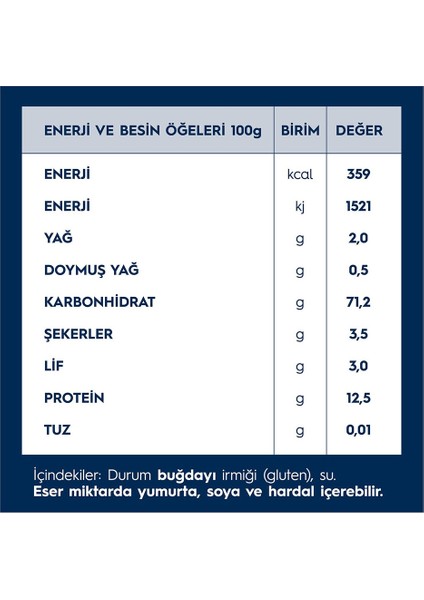 Tortıglıonı 500 gr Paket (3 Adet)