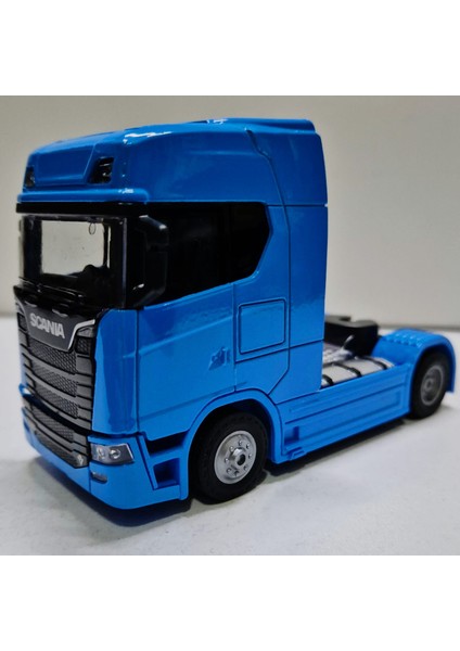 Oyuncak Tır V8 R730 Taşıyıcı Scania Çekici Kupa S-770 Model Diecast 12 cm Maket Koleksiyon