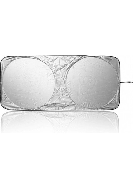 Katlanabilir Ön Cam Araba Güneşliği UV Koruma Özelliği ile 150 cm x 70 cm Boyutlarında