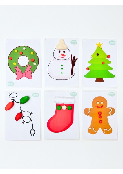 Yeni Yıl Hediyesi Oyun Matı Bonimo Play Dough Doğal Oyun Hamuru