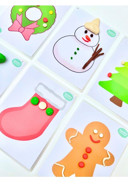 Yeni Yıl Hediyesi Oyun Matı Bonimo Play Dough Doğal Oyun Hamuru