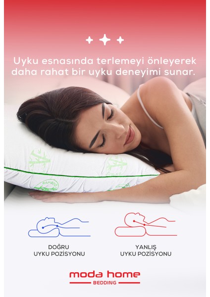 2li Bambu Soft Yastık