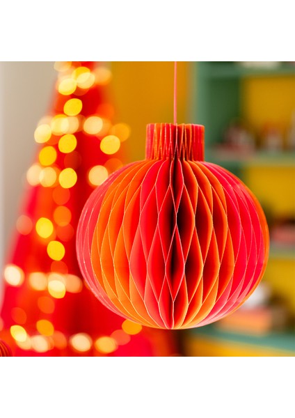 Naıla Dekoratif Obje 25 Cm Fuşya - Turuncu