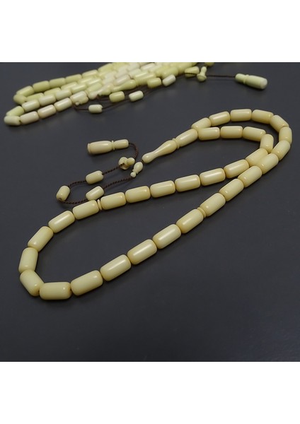 Mahjong Oyun Pulundan Özel Tasarım Tesbihler Süleyman Çelik 5.5 x 10 mm/20 cm