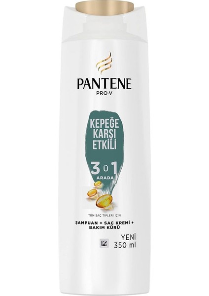 Pantene Şampuan Kepeğe Kar. 350 ml Paket (3 Adet)